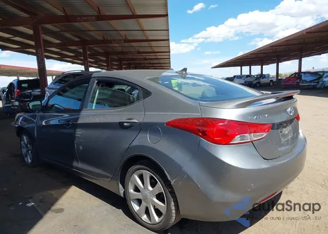 2013 Hyundai Elantra Limited from USA, damaged, VIN 5NPDH4AE7DH290841
